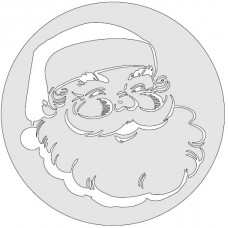 Santa Claus plate