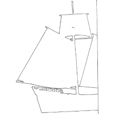 Zeilboot - Small American Schooner