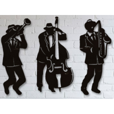 Jazz muzikanten (3-delige set)